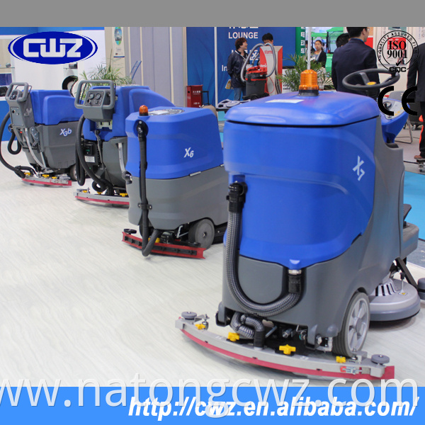 CWZ X6 easy control driving type floor scrubber